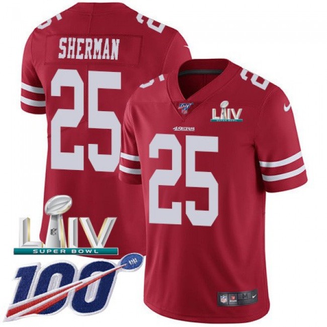 توم فورد نظارات Nike 49ers #25 Richard Sherman Black Super Bowl LIV 2020 Alternate Youth Stitched NFL 100th Season Vapor Limited Jersey توم فورد نظارات