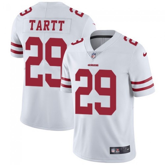 San Francisco 49ers #29 Jaquiski Tartt White Youth Stitched NFL Vapor Untouchable Limited Jersey