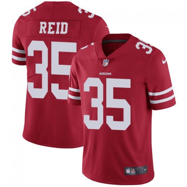 San Francisco 49ers #35 Eric Reid Red Team Color Youth Stitched NFL Vapor Untouchable Limited Jersey