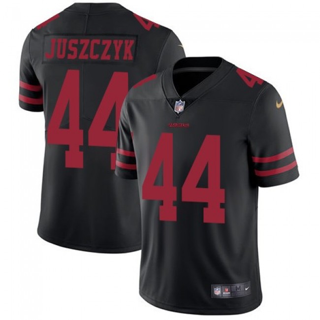 San Francisco 49ers #44 Kyle Juszczyk Black Alternate Youth Stitched NFL Vapor Untouchable Limited Jersey