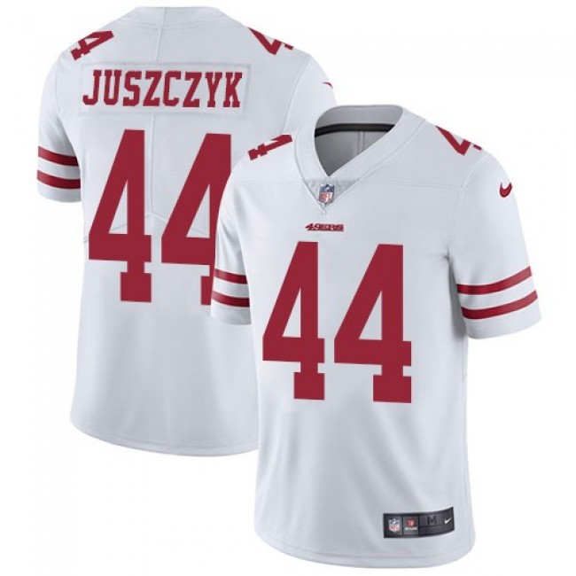 San Francisco 49ers #44 Kyle Juszczyk White Youth Stitched NFL Vapor Untouchable Limited Jersey