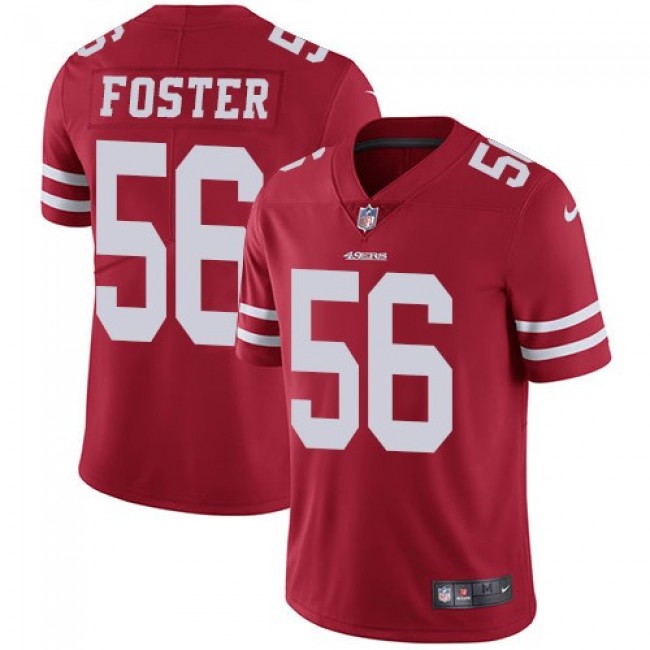 San Francisco 49ers #56 Reuben Foster Red Team Color Youth Stitched NFL Vapor Untouchable Limited Jersey
