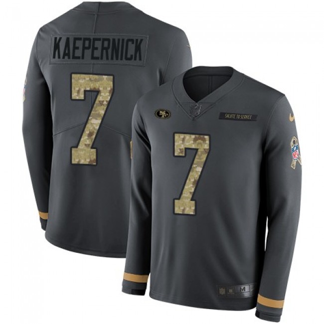 كازوها Nike 49ers #7 Colin Kaepernick Camo Women's Stitched NFL Limited 2018 Salute to Service Jersey لمبات ليد للسيارات