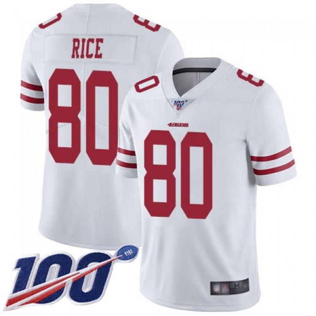 ساع NFL Jersey Low Price Guarantee-Nike 49ers #80 Jerry Rice White ... ساع