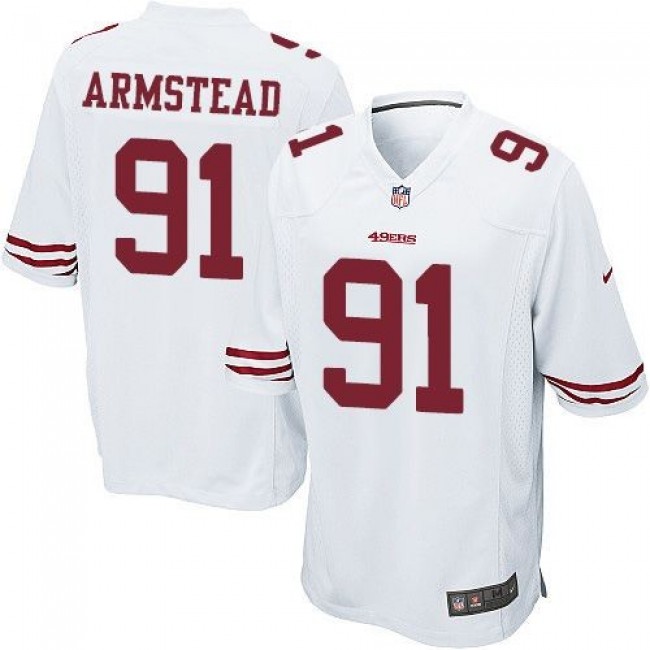 San Francisco 49ers #91 Arik Armstead White Youth Stitched NFL Elite Jersey
