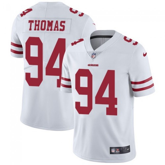 San Francisco 49ers #94 Solomon Thomas White Youth Stitched NFL Vapor Untouchable Limited Jersey