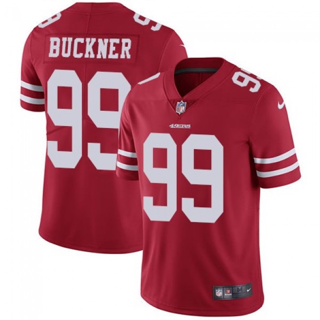 San Francisco 49ers #99 DeForest Buckner Red Team Color Youth Stitched NFL Vapor Untouchable Limited Jersey