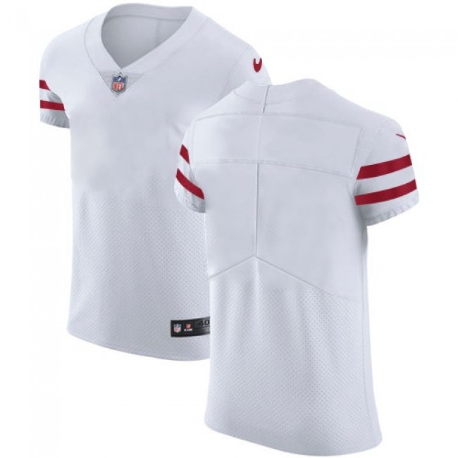 Nike 49ers Blank White Men's Stitched NFL Vapor Untouchable Elite Jersey