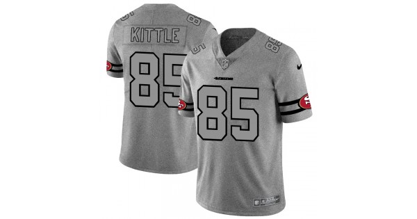 بخور صبايا San Francisco 49ers #85 George Kittle Men's Nike Gray Gridiron II Vapor Untouchable Limited NFL Jersey بخور صبايا بخور صبايا San Francisco 49ers #85 George Kittle Men's Nike Gray Gridiron II Vapor Untouchable Limited NFL Jersey بخور صبايا