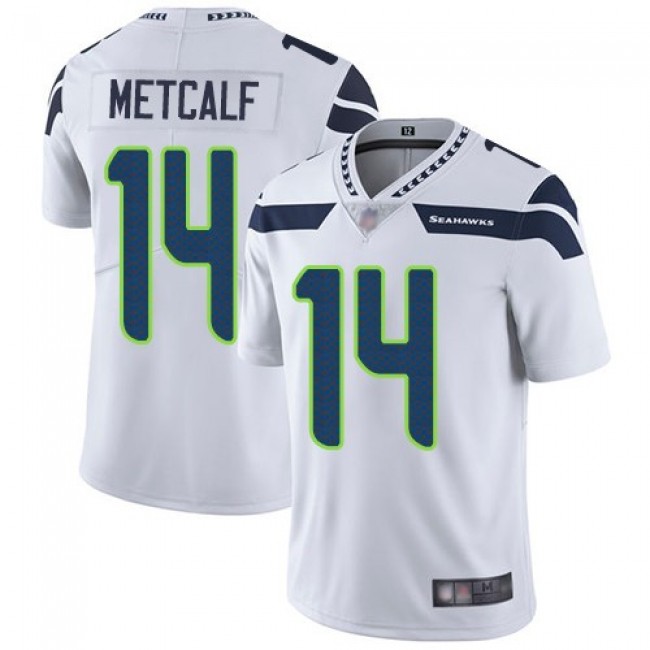 اعواد الشوكولاته NFL Jersey Designer Fashion-Nike Seahawks #14 D.K. Metcalf White ... اعواد الشوكولاته