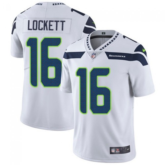 Seattle Seahawks #16 Tyler Lockett White Youth Stitched NFL Vapor Untouchable Limited Jersey