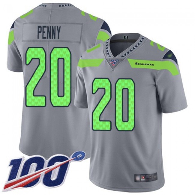 الديودرنت NFL Jersey Multiple Colors-Nike Seahawks #20 Rashaad Penny Gray ... الديودرنت