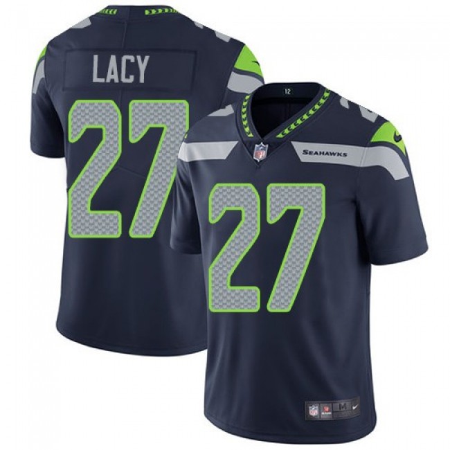 Seattle Seahawks #27 Eddie Lacy Steel Blue Team Color Youth Stitched NFL Vapor Untouchable Limited Jersey
