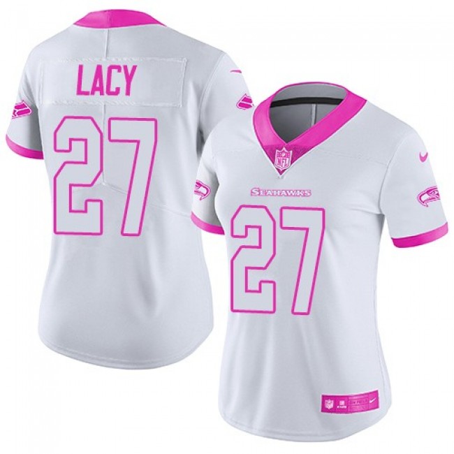 الوان لوحات السيارات السعودية Nike Seahawks #27 Eddie Lacy Pink Women's Stitched NFL Limited Rush Fashion Jersey كوزماتيك