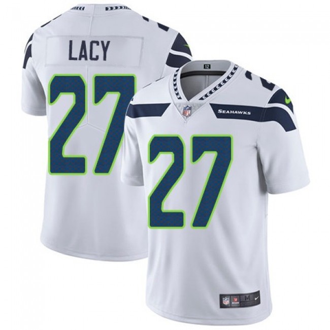 Seattle Seahawks #27 Eddie Lacy White Youth Stitched NFL Vapor Untouchable Limited Jersey
