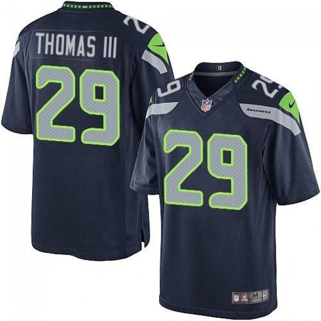 Seattle Seahawks #29 Earl Thomas III Steel Blue Youth Stitched NFL Elite Jersey