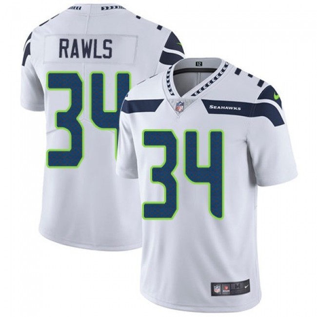 Seattle Seahawks #34 Thomas Rawls White Youth Stitched NFL Vapor Untouchable Limited Jersey