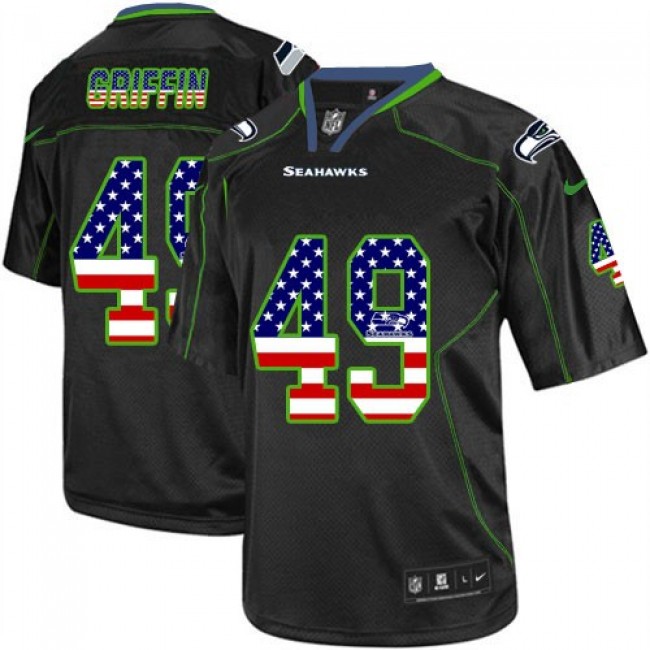 ام كي NFL Jersey zeke-Nike Seahawks #49 Shaquem Griffin Black Men's ... ام كي