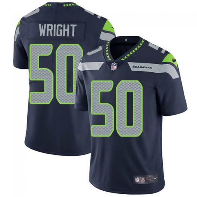 Seattle Seahawks #50 K.J. Wright Steel Blue Team Color Youth Stitched NFL Vapor Untouchable Limited Jersey