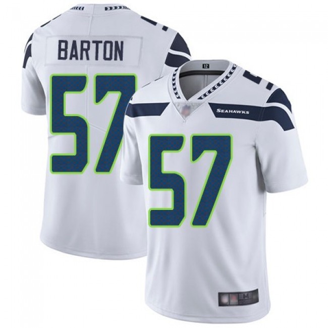 القط البري Seahawks #57 Cody Barton White Men's Stitched Football Vapor Untouchable Limited Jersey القط البري