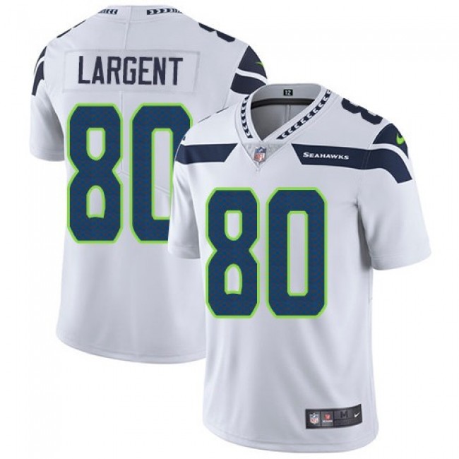 Seattle Seahawks #80 Steve Largent White Youth Stitched NFL Vapor Untouchable Limited Jersey
