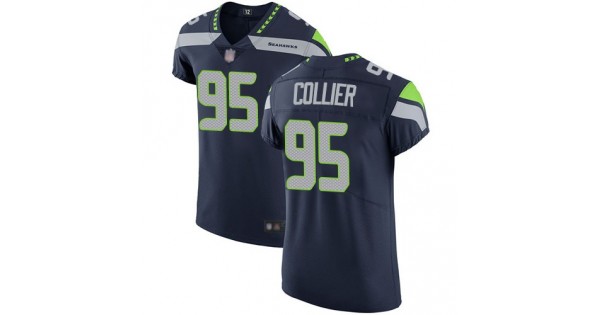 ملابس الاحرام للنساء في العمرة NFL Jersey Coupon-Nike Seahawks #95 L.J. Collier Steel Blue Team ... ملابس الاحرام للنساء في العمرة