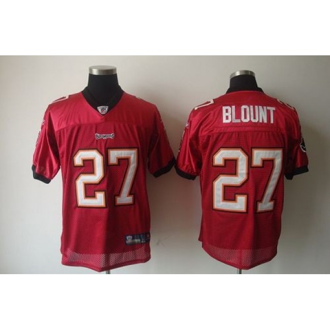 Buccaneers #27 LeGarrette Blount Red Stitched NFL Jersey