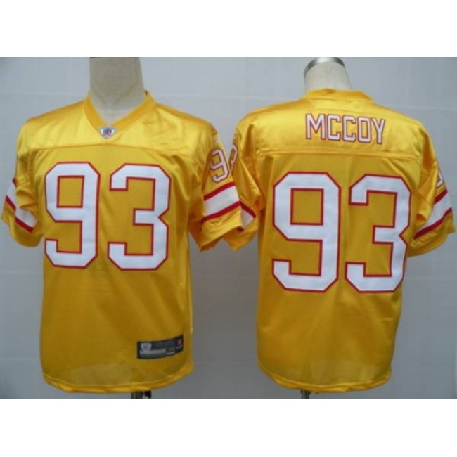 Buccaneers #93 Gerald McCoy Yellow Stitched NFL Jersey