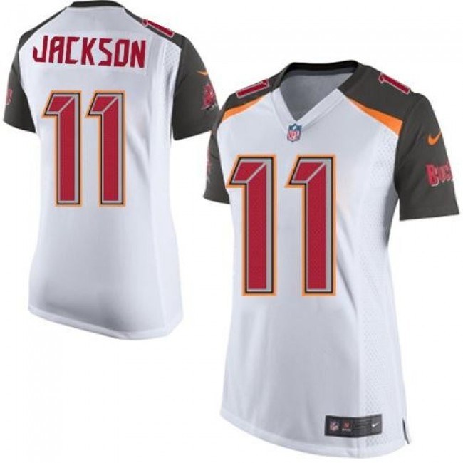 Women's Buccaneers #11 DeSean Jackson White Stitched NFL New Elite Jersey