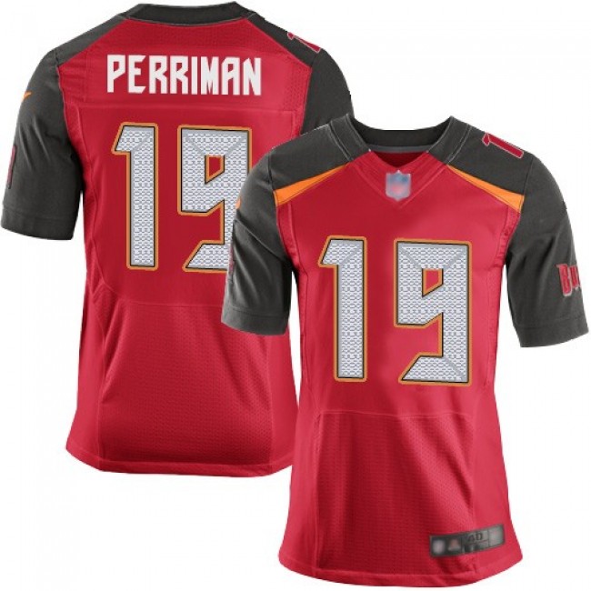 Nike Buccaneers #19 Breshad Perriman Red Team Color Men's Stitched NFL New Elite Jersey