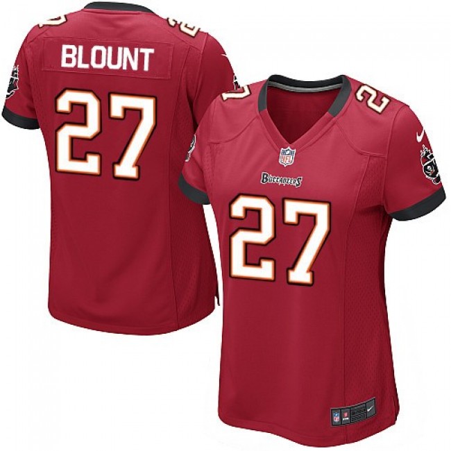 Women's Buccaneers #27 LeGarrette Blount Red Team Color NFL Game Jersey