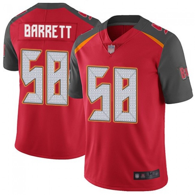 Nike Buccaneers #58 Shaquil Barrett Red Team Color Men's Stitched NFL Vapor Untouchable Limited Jersey