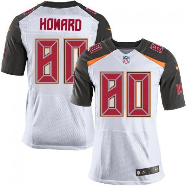 Nike Buccaneers #80 O. J. Howard White Men's Stitched NFL New Elite Jersey