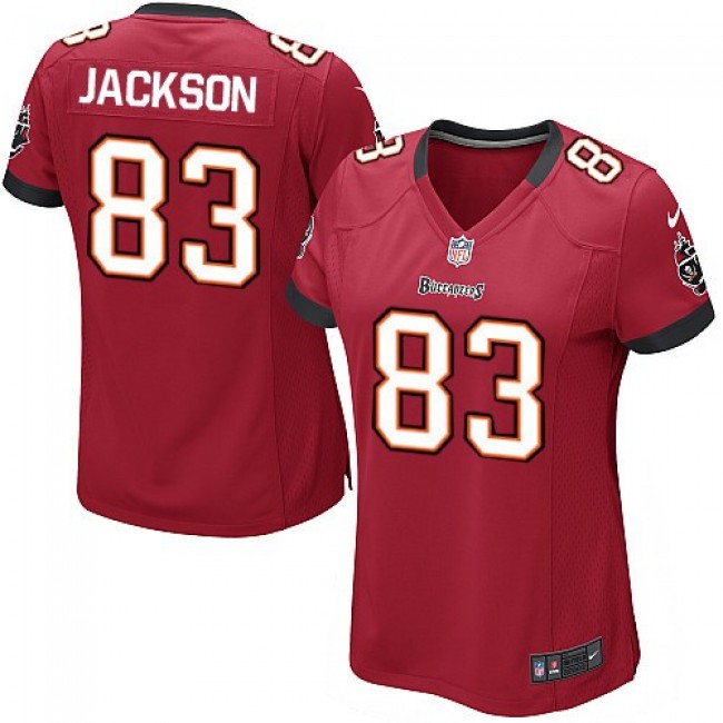 Women's Buccaneers #83 Vincent Jackson Red Team Color NFL Game Jersey