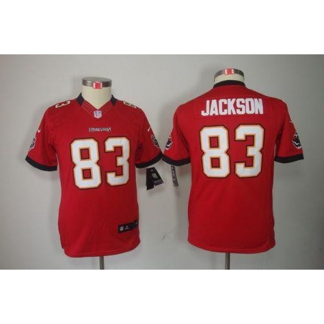 Tampa Bay Buccaneers #83 Vincent Jackson Red Team Color Youth Stitched NFL Limited Jersey
