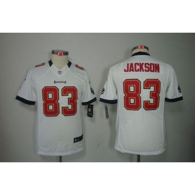 Tampa Bay Buccaneers #83 Vincent Jackson White Youth Stitched NFL Limited Jersey