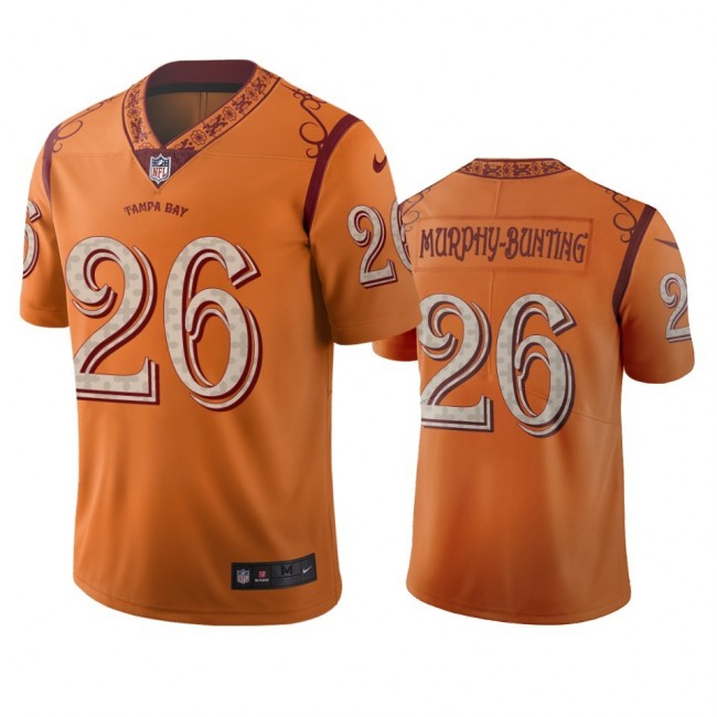 Tampa Bay Buccaneers #26 Sean Murphy-Bunting Orange Vapor Limited City Edition Jersey