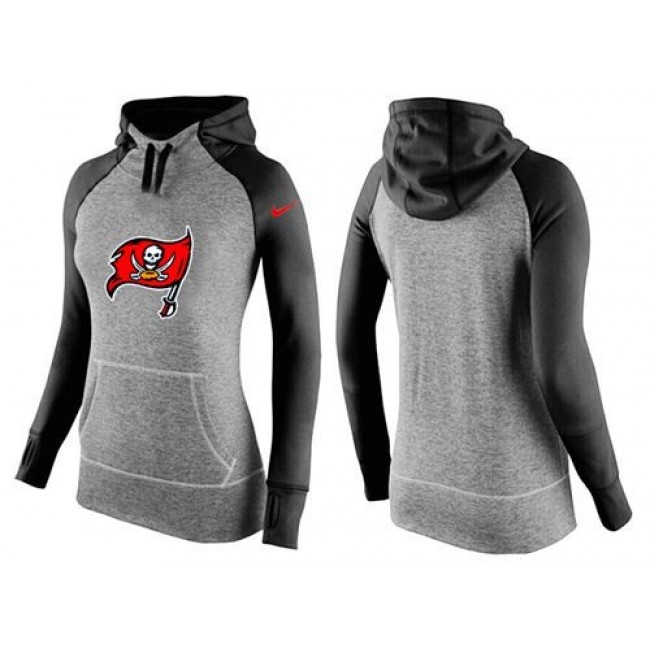 Women's Tampa Bay Buccaneers Hoodie Grey Black Jersey