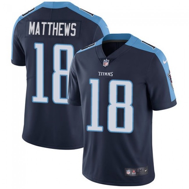 عصير ليمون ونعناع Nike Tennessee Titans #18 Rishard Matthews Navy Blue Alternate Men's Stitched NFL Vapor Untouchable Limited Jersey تغليف الجوال حراري