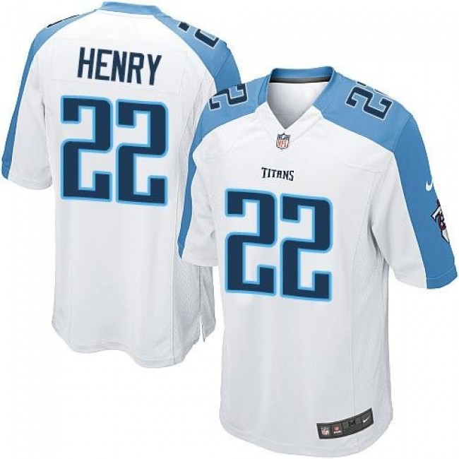 Tennessee Titans #22 Derrick Henry White Youth Stitched NFL Elite Jersey