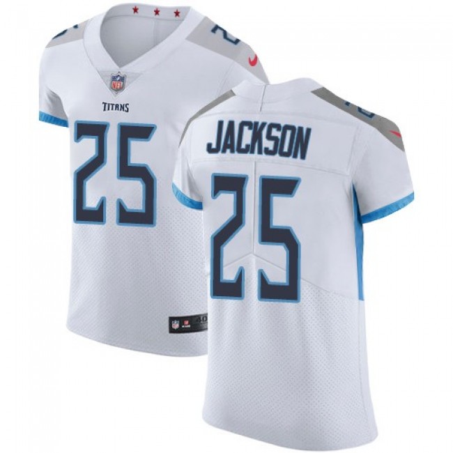 Nike Titans #25 Adoree' Jackson White Men's Stitched NFL Vapor Untouchable Elite Jersey