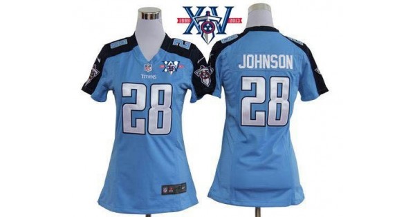 عطر ستيلا مكارتني Cheap Genuine NFL Jersey-Women's Titans #28 Chris Johnson Light ... عطر ستيلا مكارتني