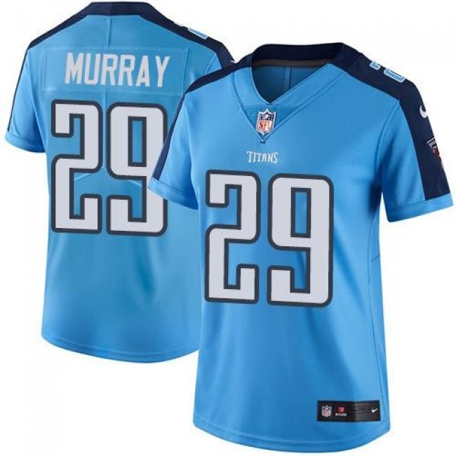 Women's Titans #29 DeMarco Murray Light Blue Stitched NFL Limited Rush Jersey