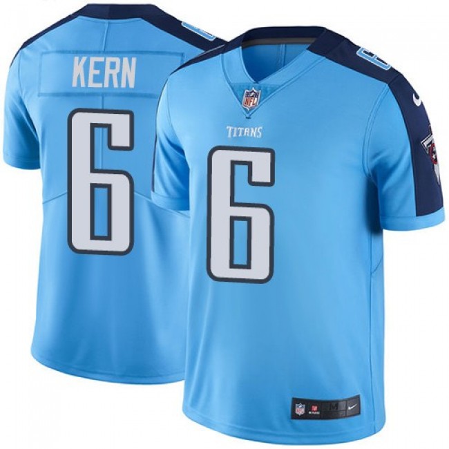 Tennessee Titans #6 Brett Kern Light Blue Youth Stitched NFL Limited Rush Jersey