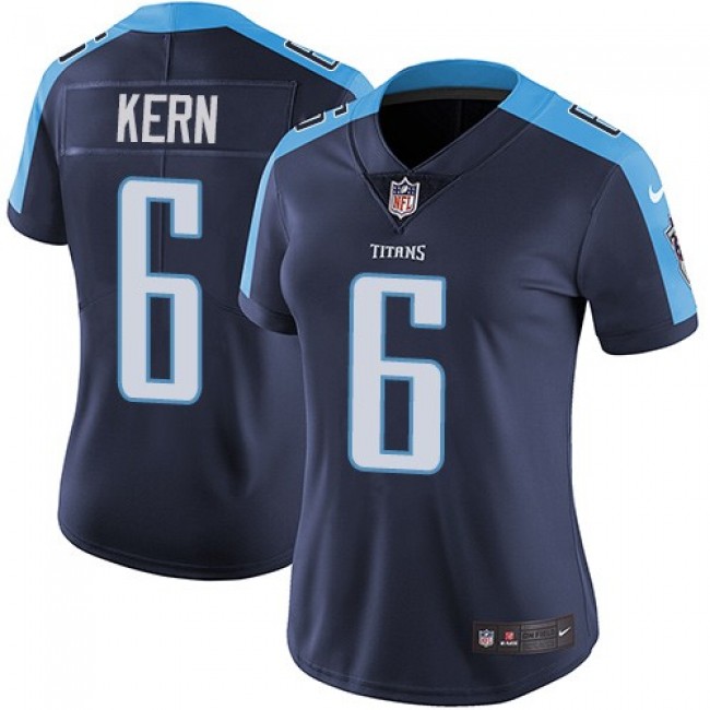 Women's Titans #6 Brett Kern Navy Blue Alternate Stitched NFL Vapor Untouchable Limited Jersey