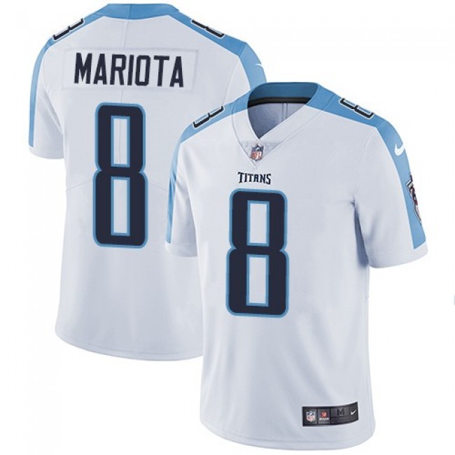 Tennessee Titans #8 Marcus Mariota White Youth Stitched NFL Vapor Untouchable Limited Jersey