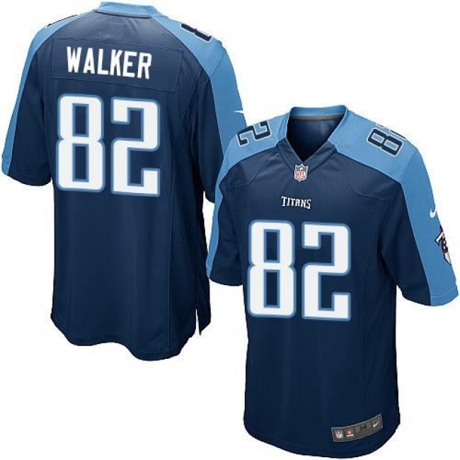 Tennessee Titans #82 Delanie Walker Navy Blue Alternate Youth Stitched NFL Elite Jersey