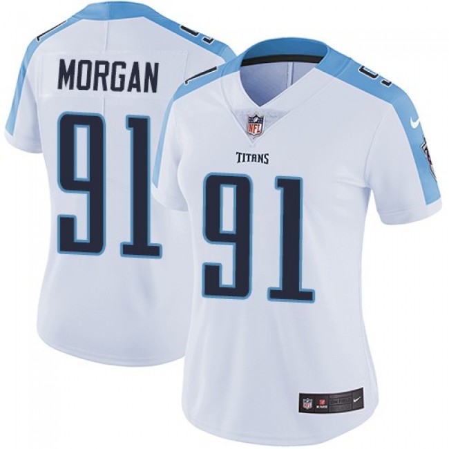 Women's Titans #91 Derrick Morgan White Stitched NFL Vapor Untouchable Limited Jersey