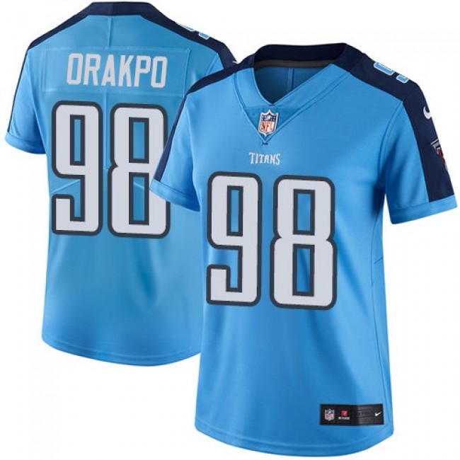 ع Nike Titans #98 Brian Orakpo Light Blue Team Color Youth Stitched NFL Vapor Untouchable Limited Jersey ع