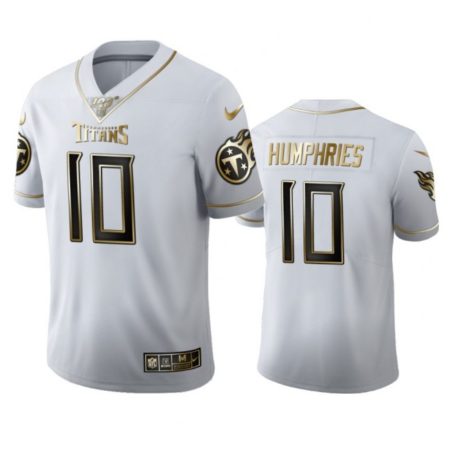 Tennessee Titans #10 Adam Humphries Men's Nike White Golden Edition Vapor Limited NFL 100 Jersey